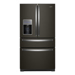 Whirlpool 33" 26.2 Cu. Ft. Black Stainless French Door Refrigerator - WRMF7736PV