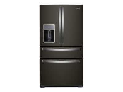 Whirlpool 33" 26.2 Cu. Ft. Black Stainless French Door Refrigerator - WRMF7736PV