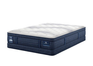 Serta iComfort PRO Whitby Plush Queen Mattress and Low Profile Boxspring Set