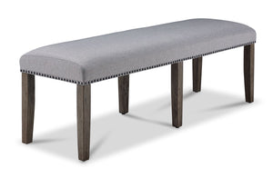 Yorkshire Dining Bench - Warm Grey