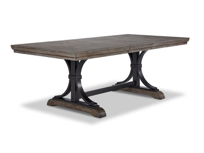 Yorkshire Extendable Dining Table - Warm Grey