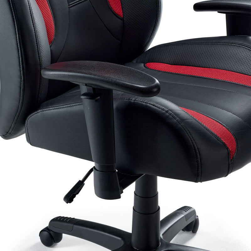 Zane Office Chair - Black, Red | Leon's