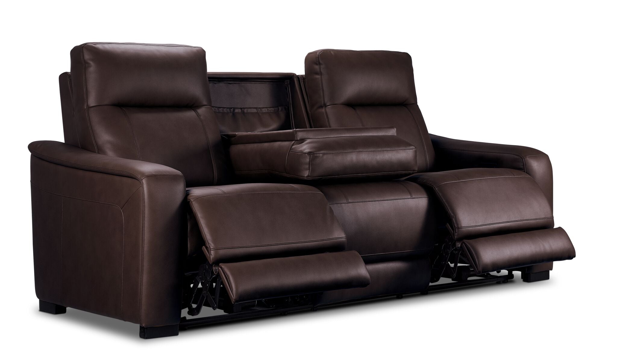 In Harmony - Zeppelin Power Reclining Sofa - Brown