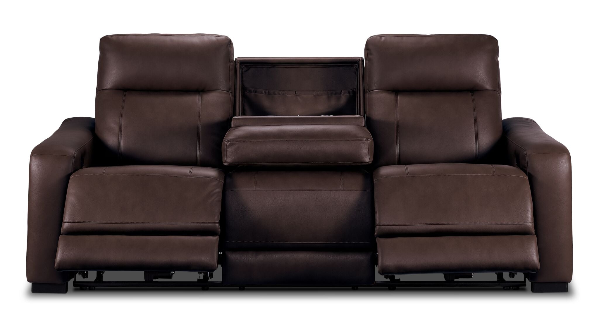 In Harmony - Zeppelin Power Reclining Sofa - Brown