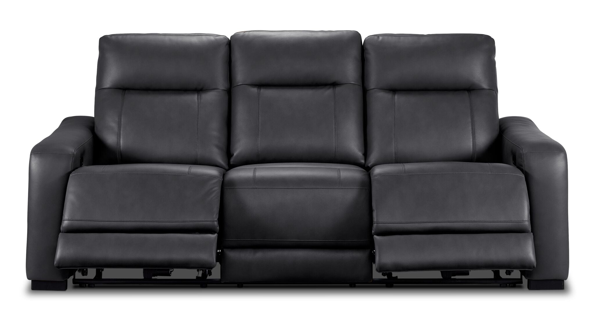 In Harmony - Zeppelin Power Reclining Sofa - Dark Grey
