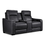 In Harmony - Zeppelin Power Reclining Loveseat - Dark Grey
