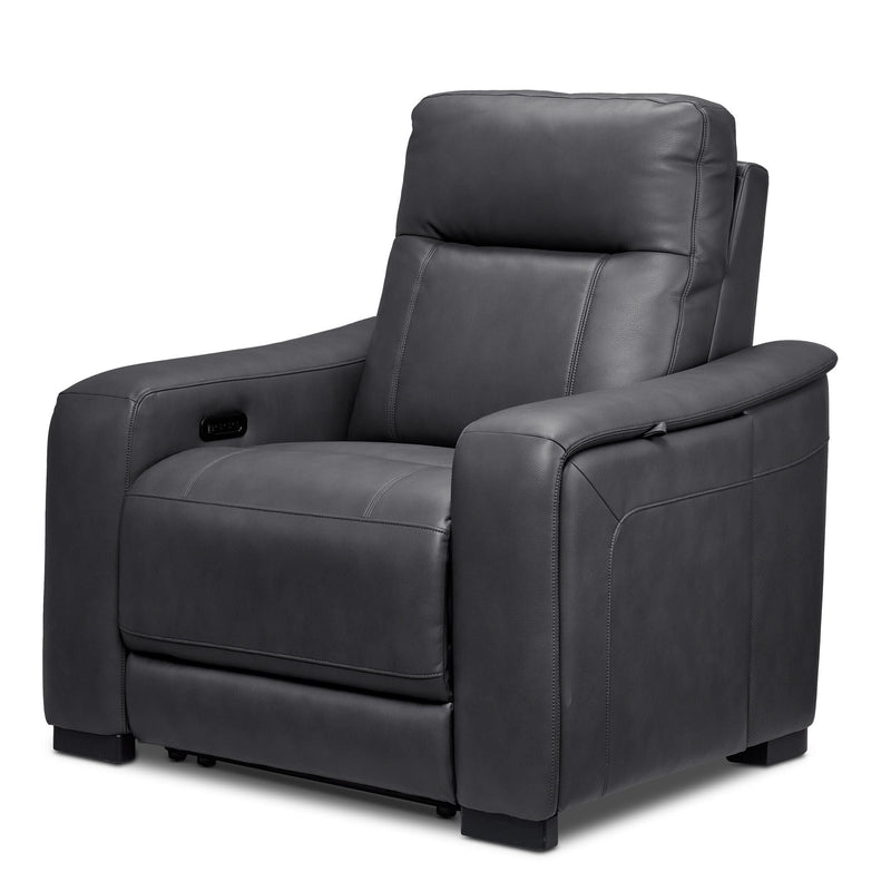 In Harmony - Zeppelin Power Recliner - Dark Grey | Leon's