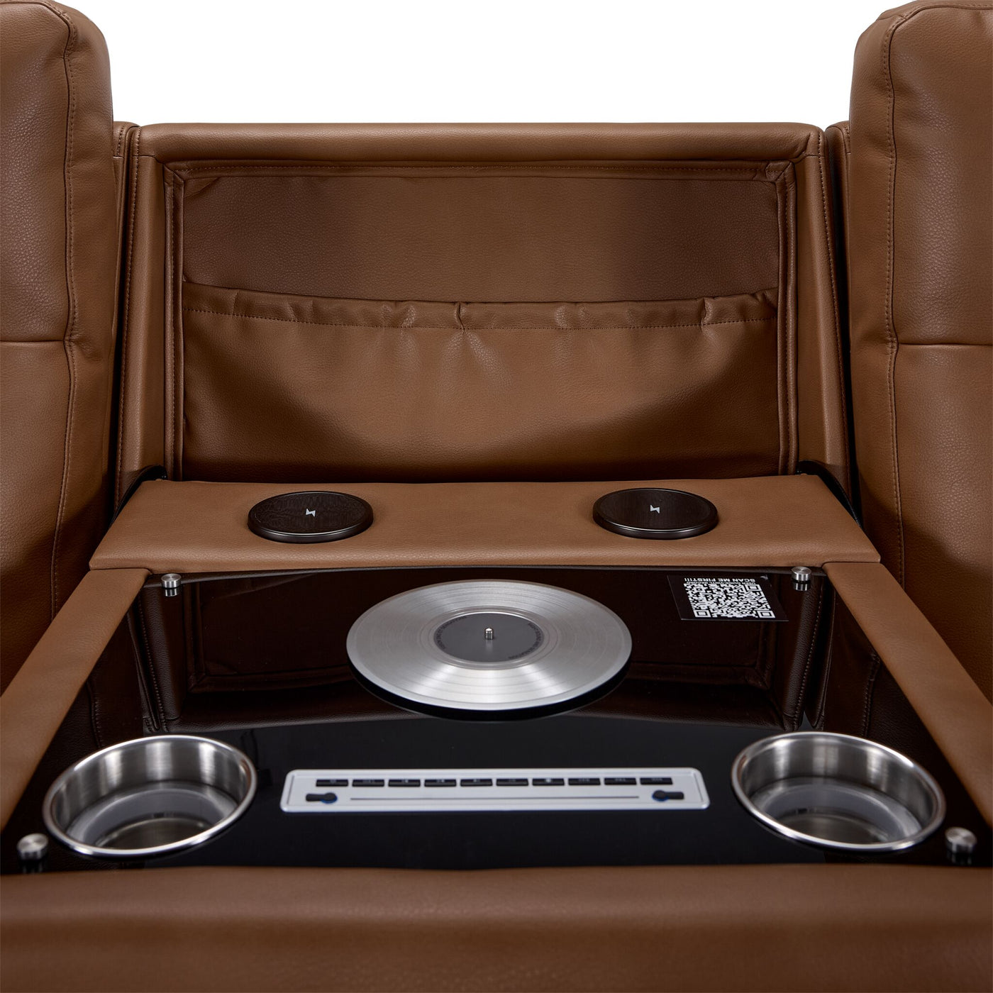 In Harmony - Zeppelin Power Reclining Sofa - Tan