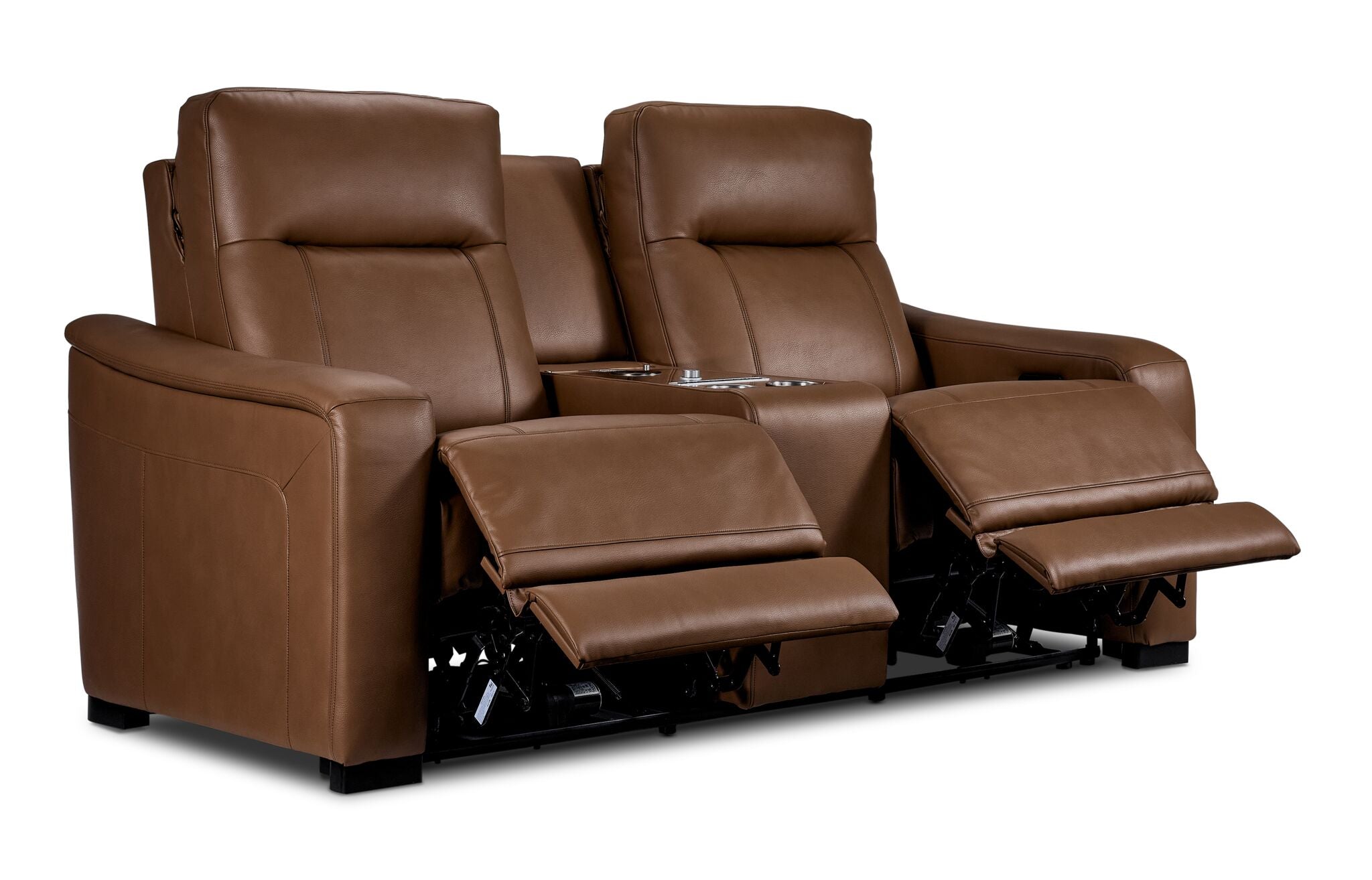 In Harmony - Zeppelin Power Reclining Sofa and Loveseat Set - Tan