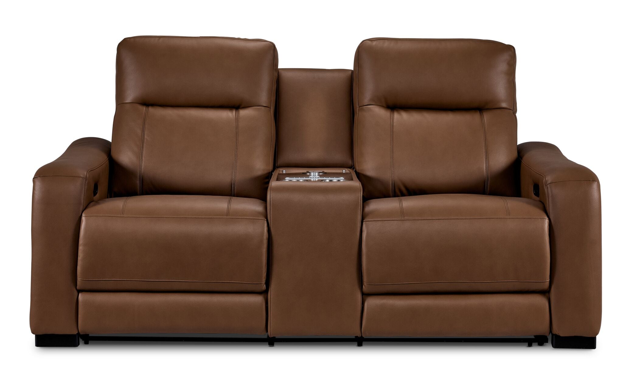 In Harmony - Zeppelin Power Reclining Loveseat - Tan