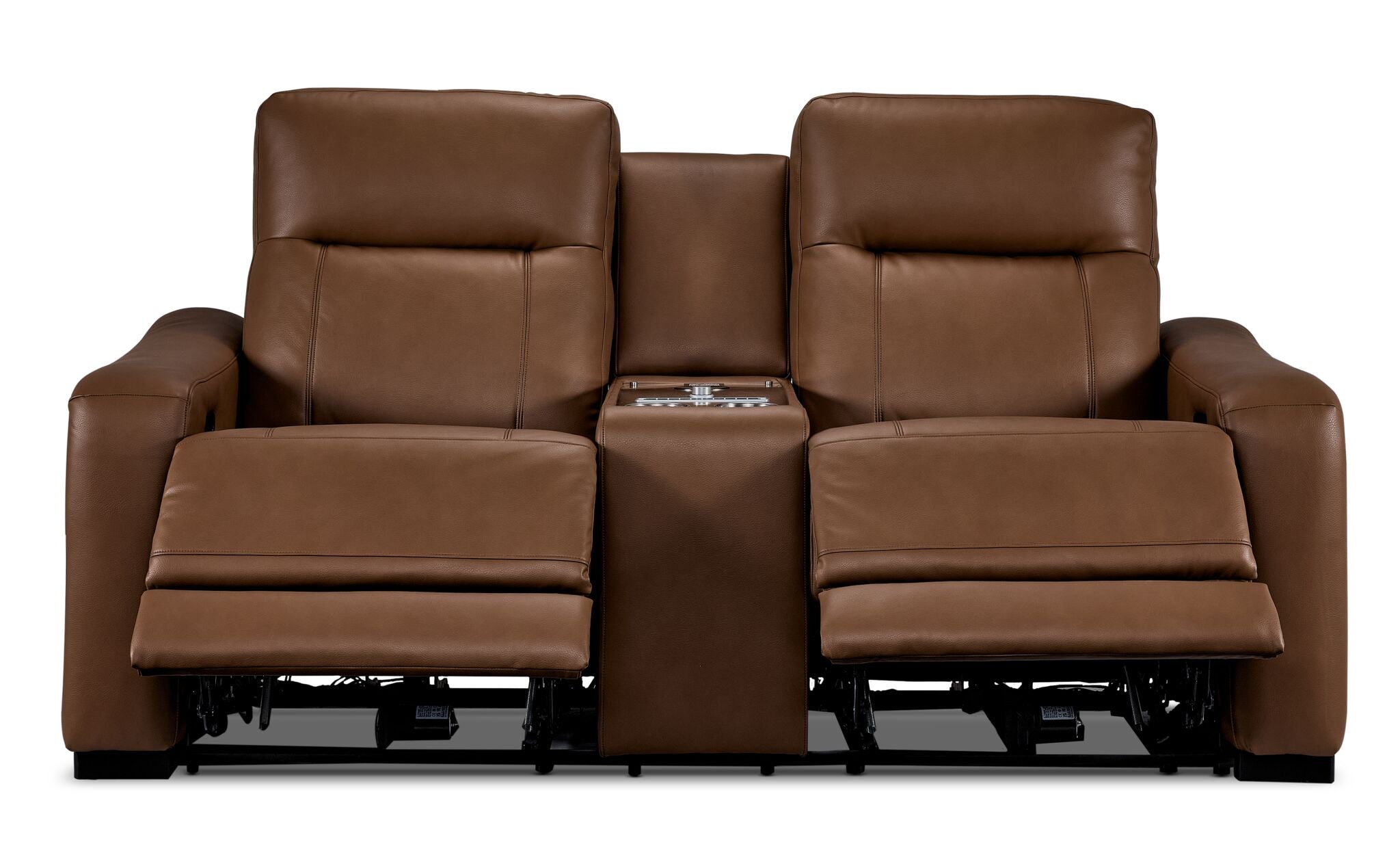 In Harmony - Zeppelin Power Reclining Loveseat - Tan