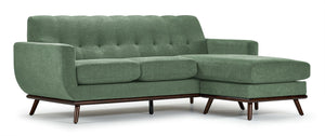 Ziva Chaise Sofa - Green