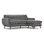 Ziva Chaise Sofa - Grey