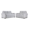 Zoey Power Reclining Sofa and Loveseat Set - Natural