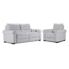 Zoey Power Reclining Sofa and Recliner Set - Natural
