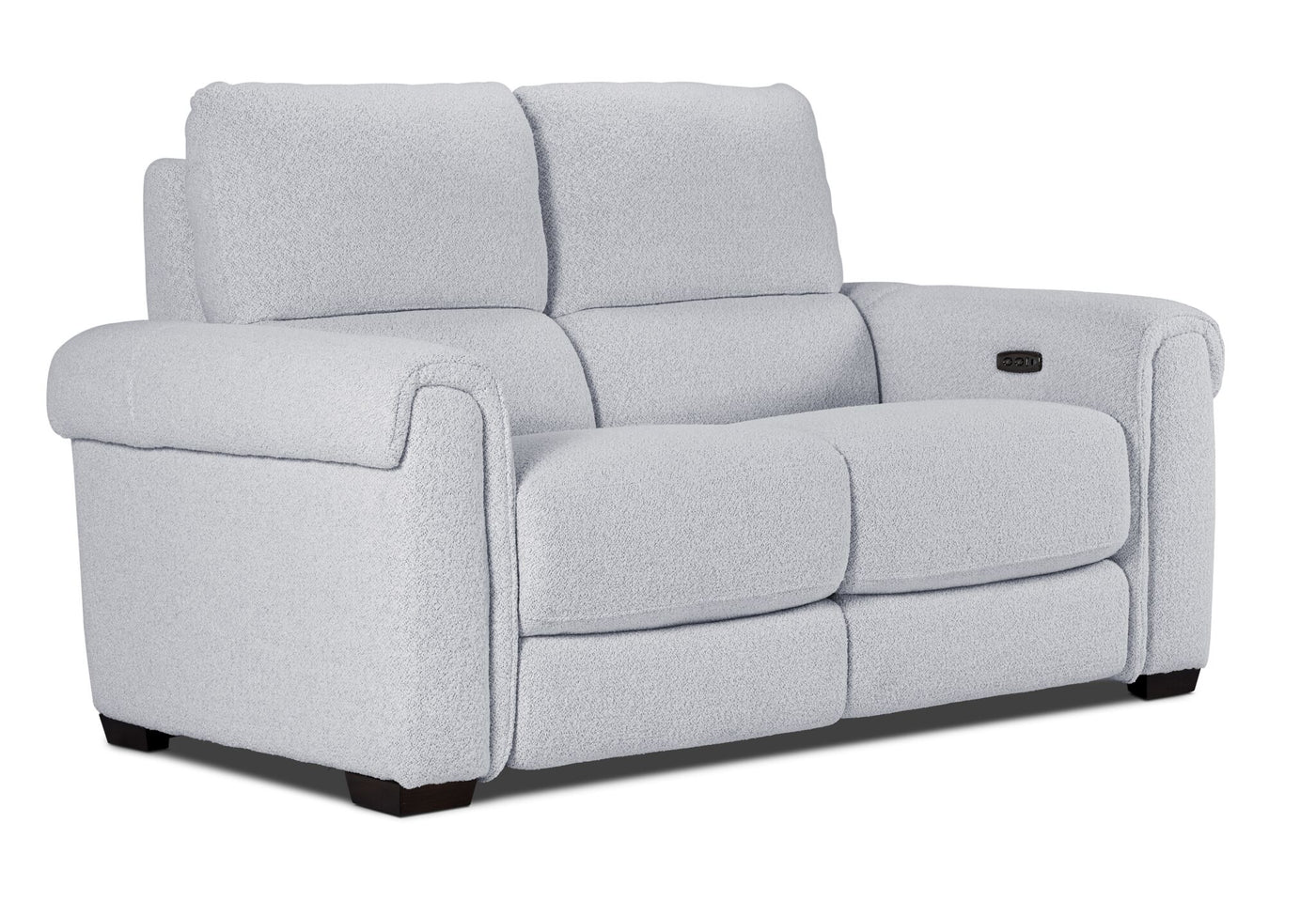 Zoey Power Reclining Sofa, Loveseat and Recliner Set - Snow