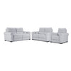 Zoey Power Reclining Sofa, Loveseat and Recliner Set - Snow