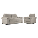 Zoey Power Reclining Sofa and Recliner Set - Birch