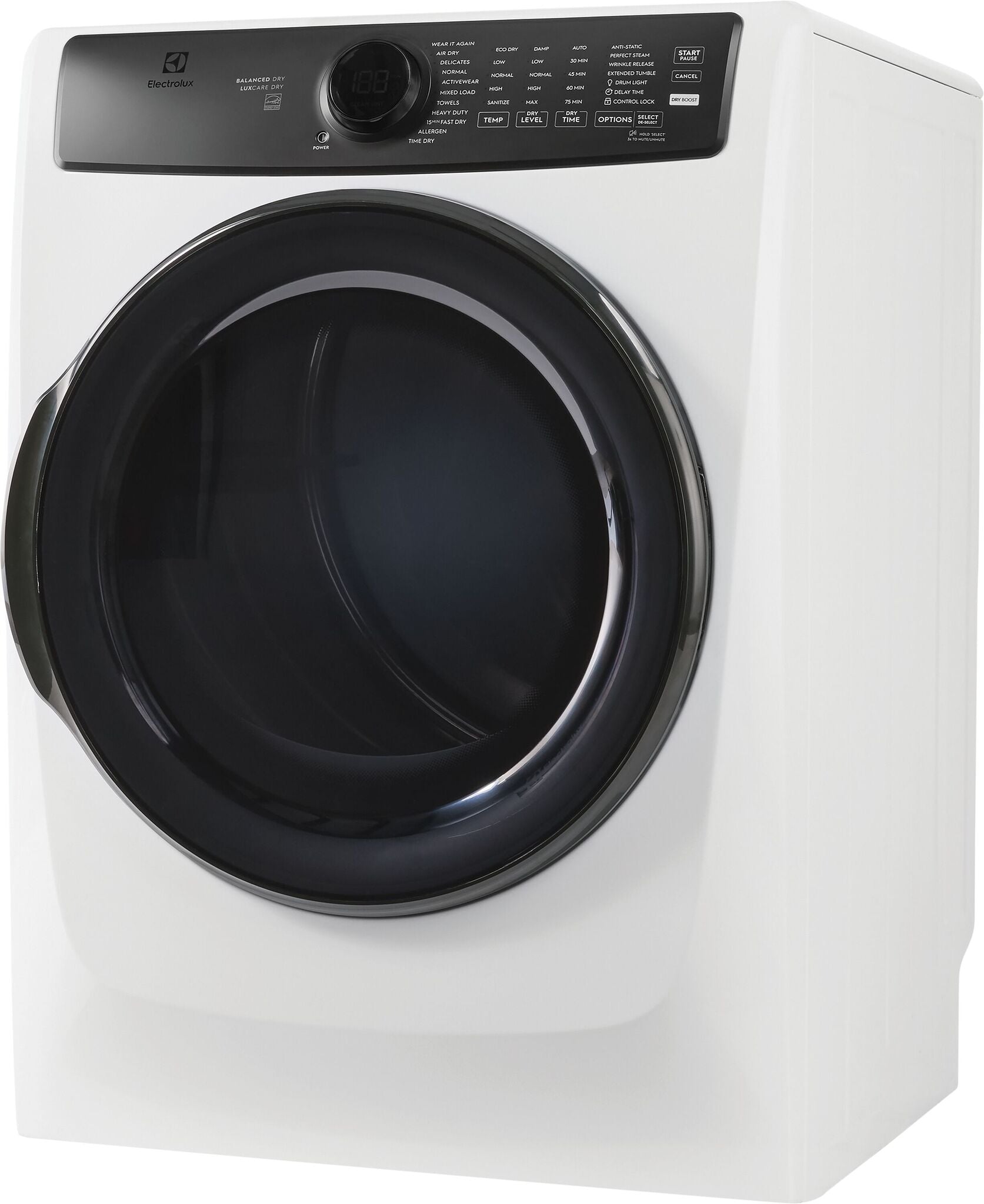 Electrolux Matte White Front Load Perfect Steam™ Electric Dryer with Balanced Dry™ and Instant Refresh (8.0 Cu. Ft.) - ELFE773CMW