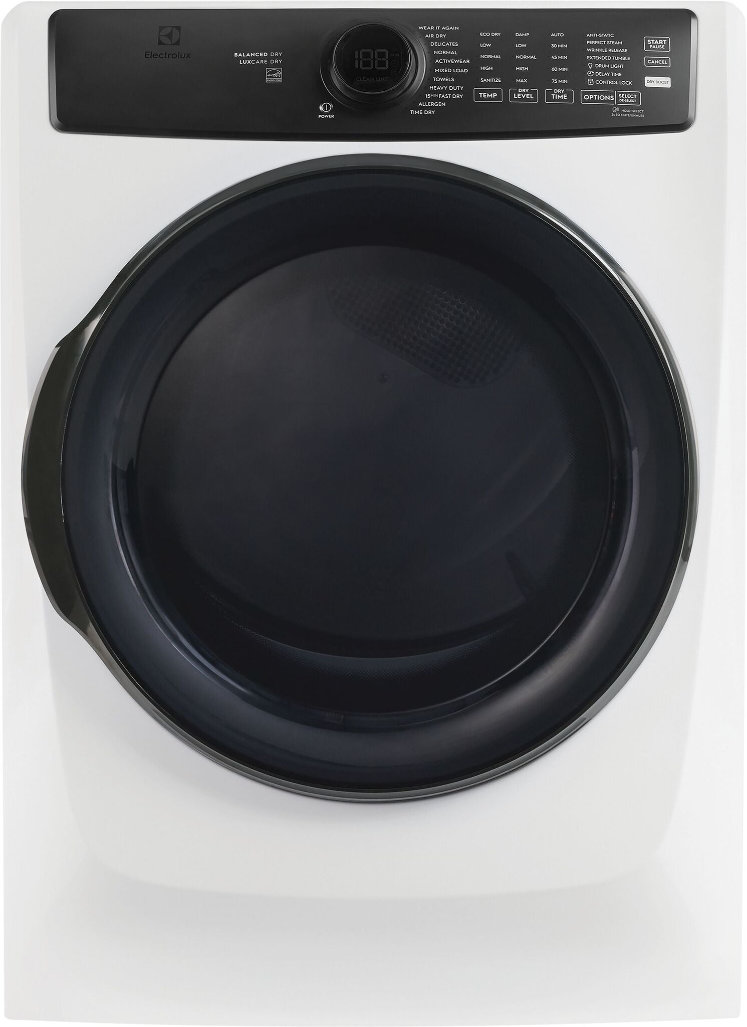 Electrolux Matte White Front Load Perfect Steam™ Electric Dryer with Balanced Dry™ and Instant Refresh (8.0 Cu. Ft.) - ELFE773CMW