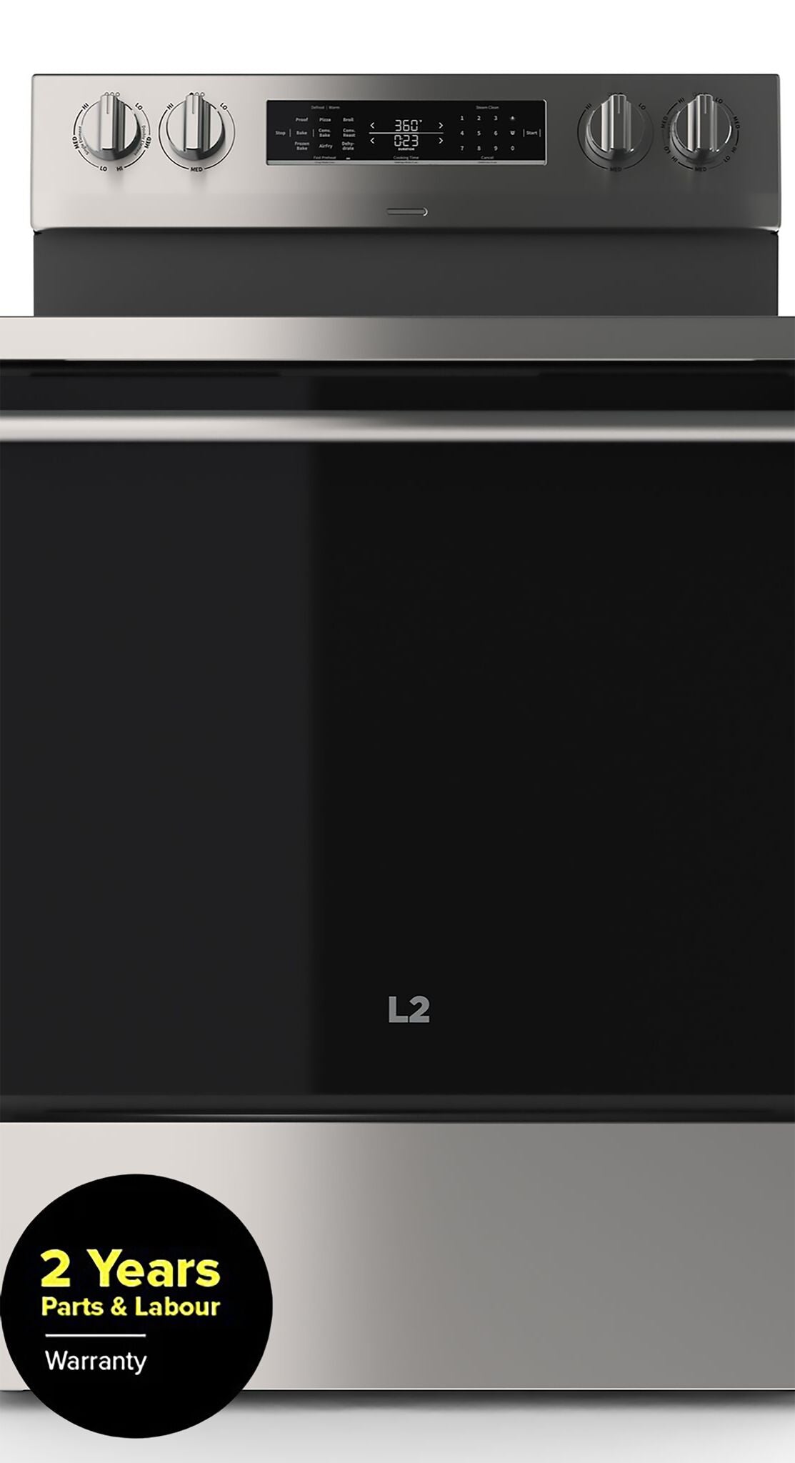 L2 Stainless Steel Free Standing Electric Range with True Convection & Air Fry (5.8 cu. ft.) - LR5800CSS--