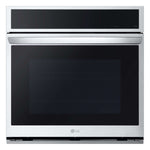 LG Stainless Steel 29.75" Smart Single Wall Oven with
True Convection, InstaView®, Air Fry and
Steam Sous Vide (4.7 Cu. Ft.) - WSEP4727F
