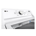 LG White Top Load Agitator Washer with 6Motion™ Technology (5.6 Cu. Ft) - WT7155CW