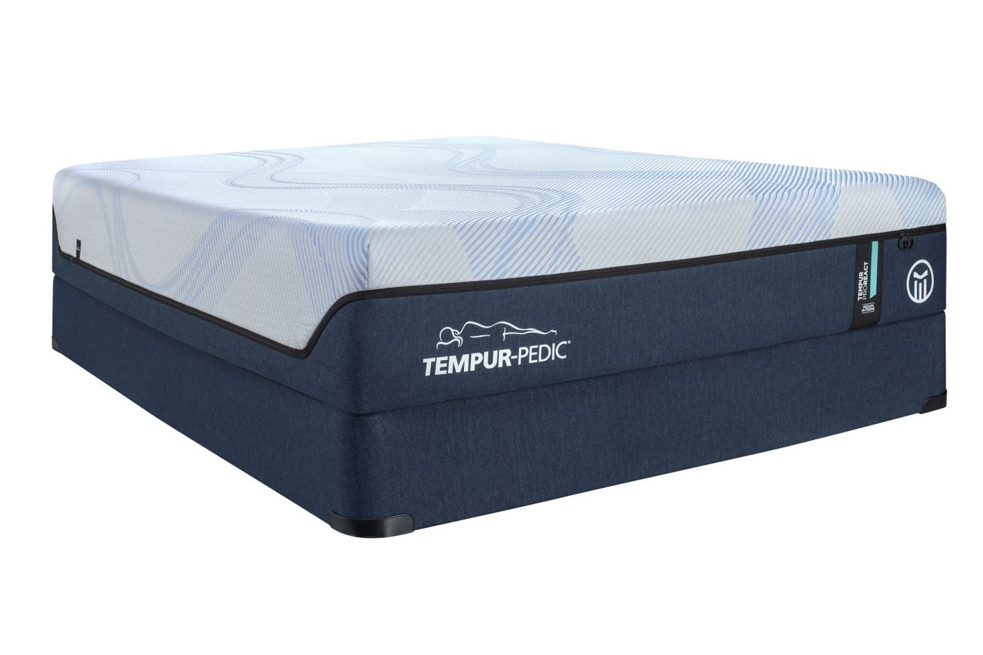 Tempur-Pedic Pro-React 2.0 Medium Hybrid Full Mattress and Boxspring Set