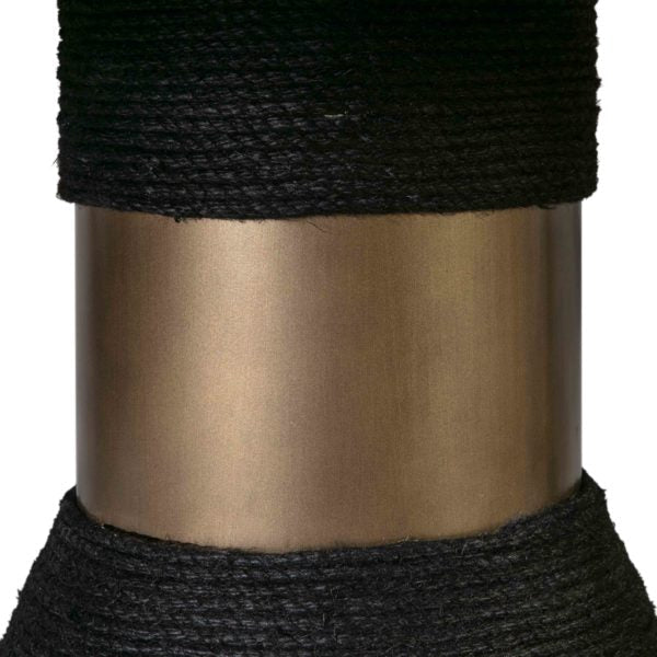 Montangu 120" Rope Dining Table - Black