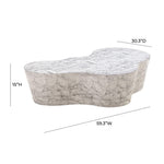 Varese Concrete Coffee Table - Marble
