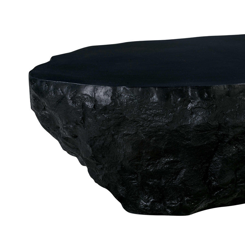 Bergamo Indoor/Outdoor Concrete Coffee Table - Black