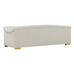 Corlett Velvet Sofa - Cream