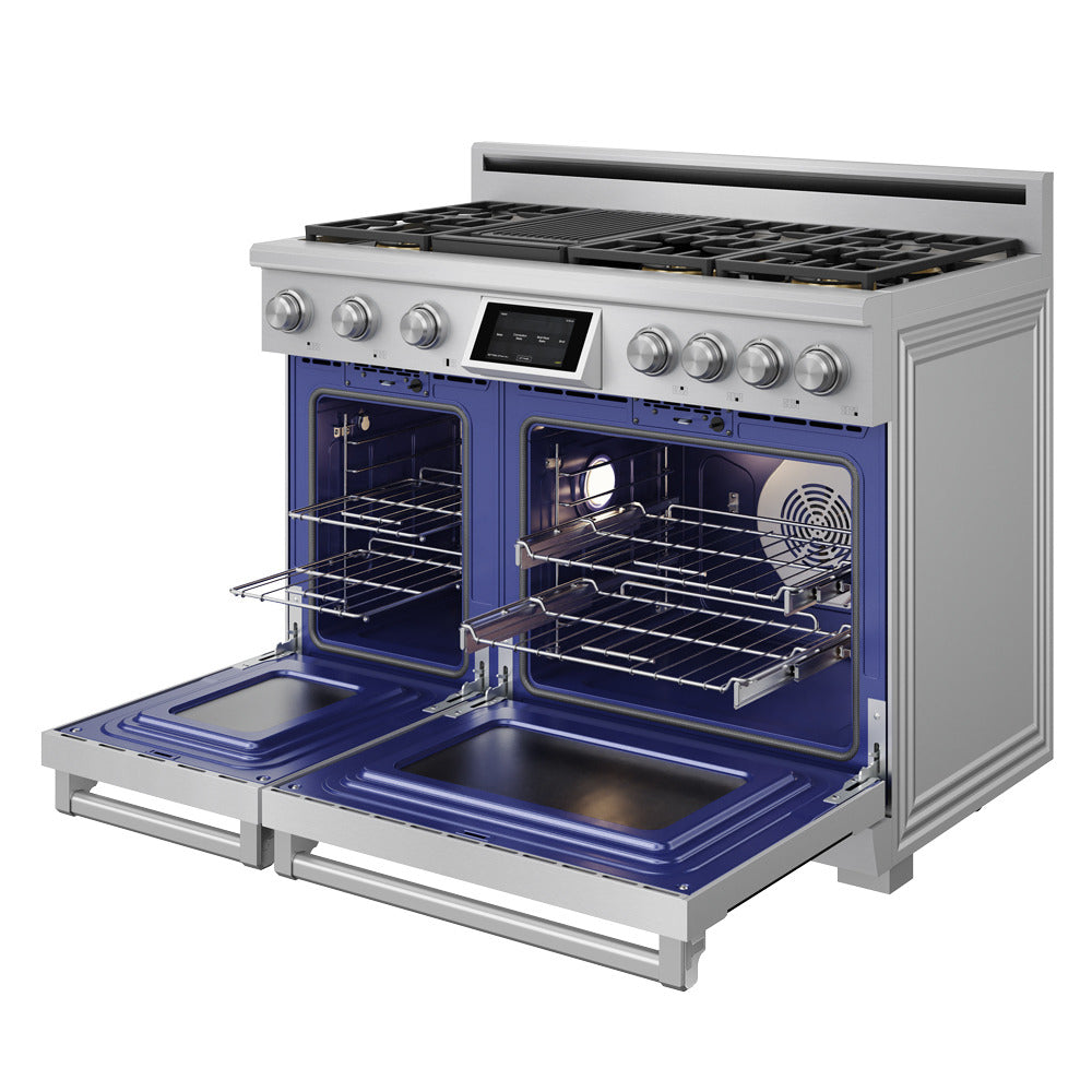Thor Kitchen Stainless Steel 48" Dual Fuel Range (7.6 cu ft)- XRD48E