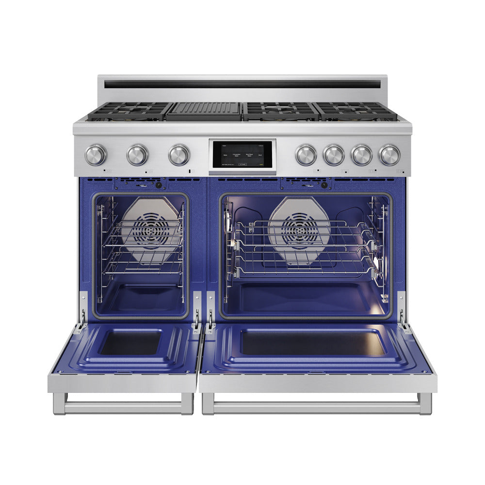 Thor Kitchen Stainless Steel 48" Dual Fuel Range (7.6 cu ft)- XRD48E