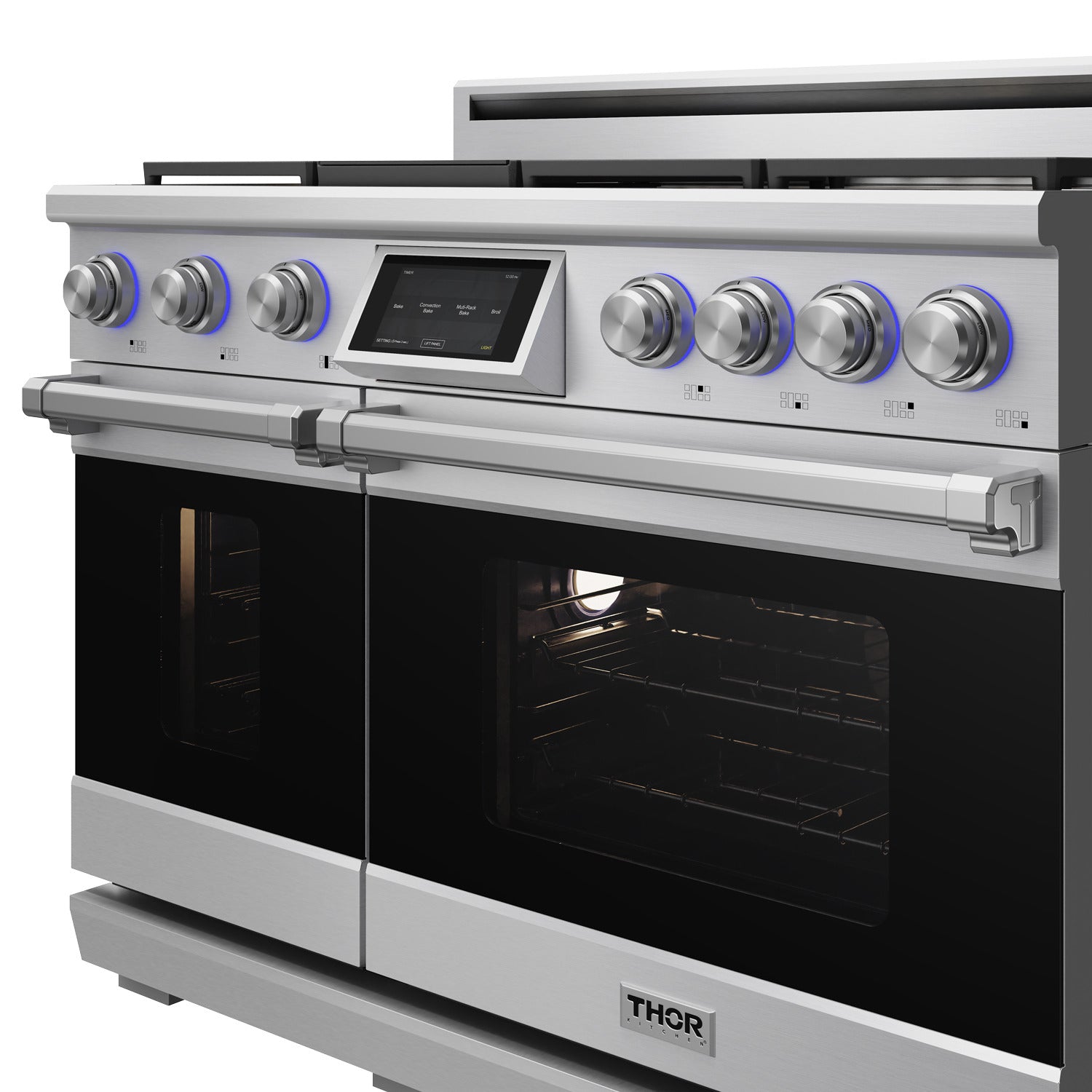 Thor Kitchen Stainless Steel 48" Dual Fuel Range (7.6 cu ft)- XRD48E