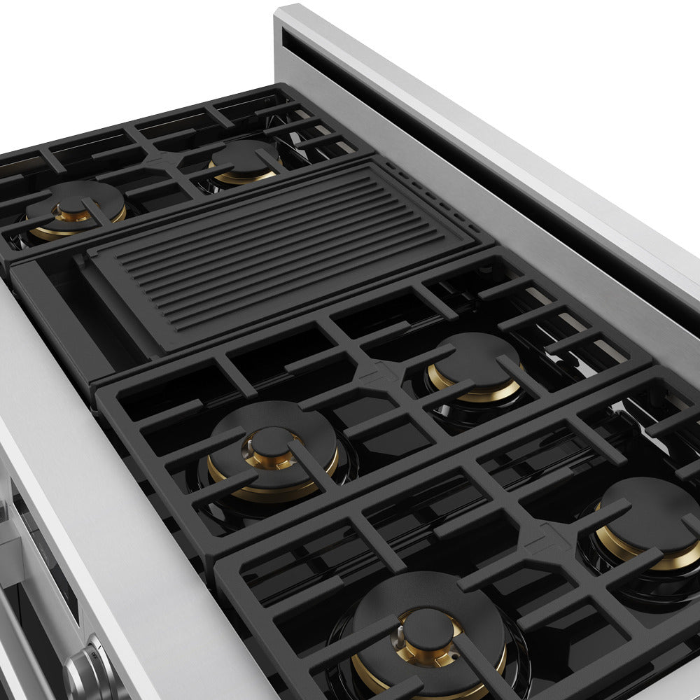 Thor Kitchen Stainless Steel 48" Dual Fuel Range (7.6 cu ft)- XRD48E