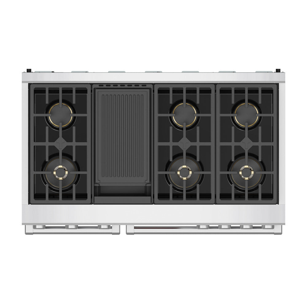Thor Kitchen Stainless Steel 48" Dual Fuel Range (7.6 cu ft)- XRD48E