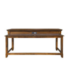 Turner 4-Piece Sofa Table with Stools - Walnut