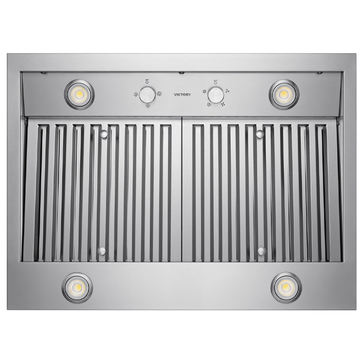 VICTORY Stainless Steel 36" 1200 CFM Wall Mount Range Hood - Twister-MAX-36