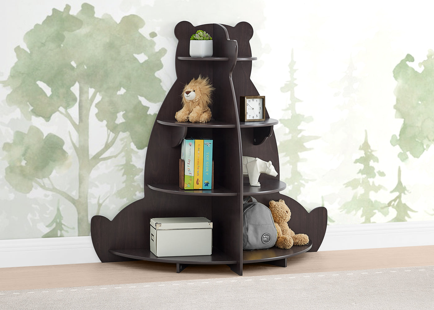 Bear Bookcase - Brown