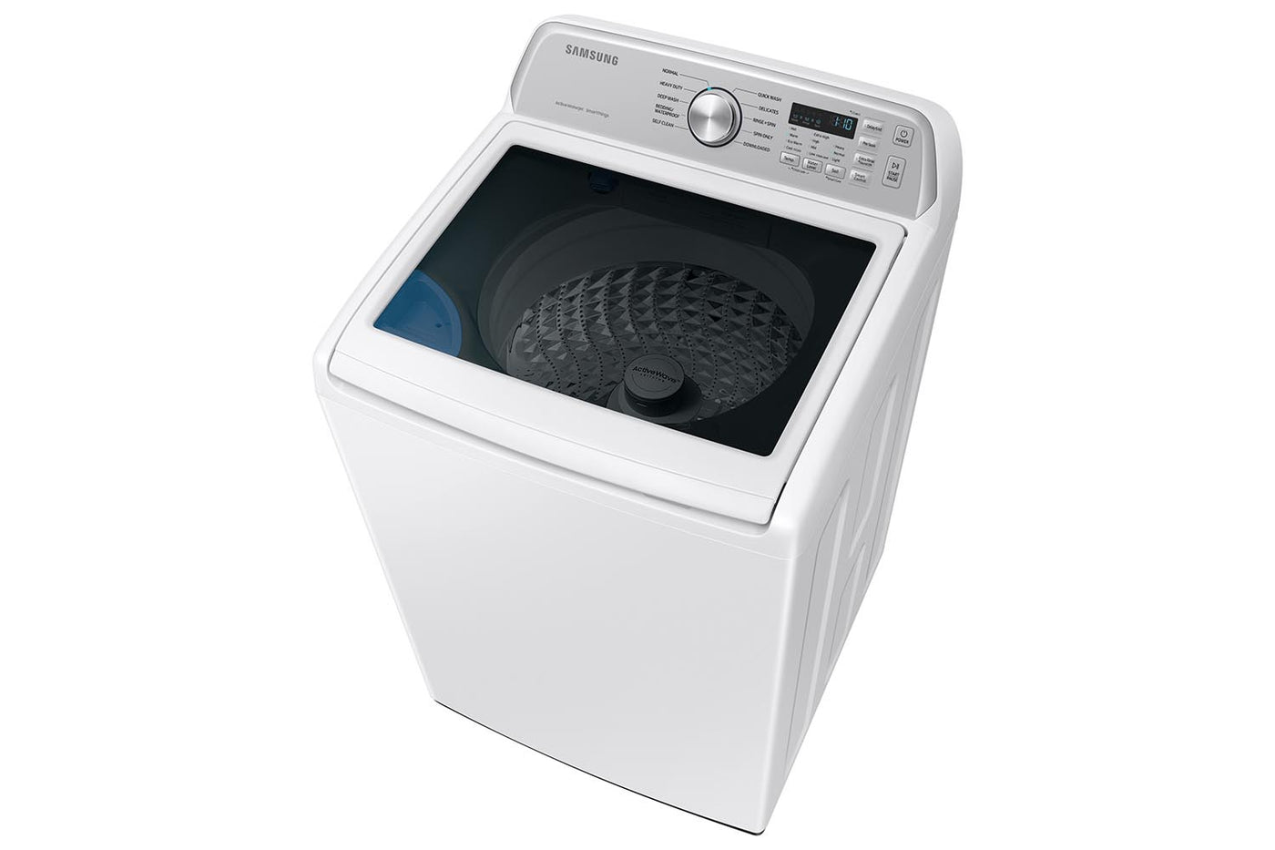 Samsung White Top Load Washer with Agitator and SmartThings (5.3 Cu.Ft) - WA46CG3505AWA4