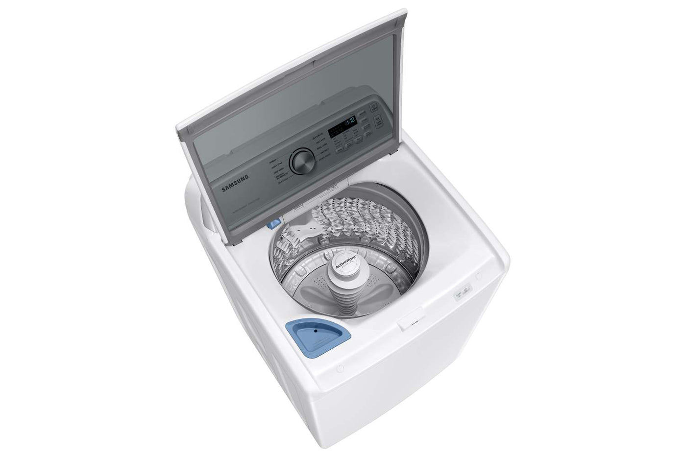 Samsung White Top Load Washer with Agitator and SmartThings (5.3 Cu.Ft) & White Electric Dryer with SmartThings (7.4 Cu.Ft) - WA46CG3505AWA4/DVE47CG3500WAC