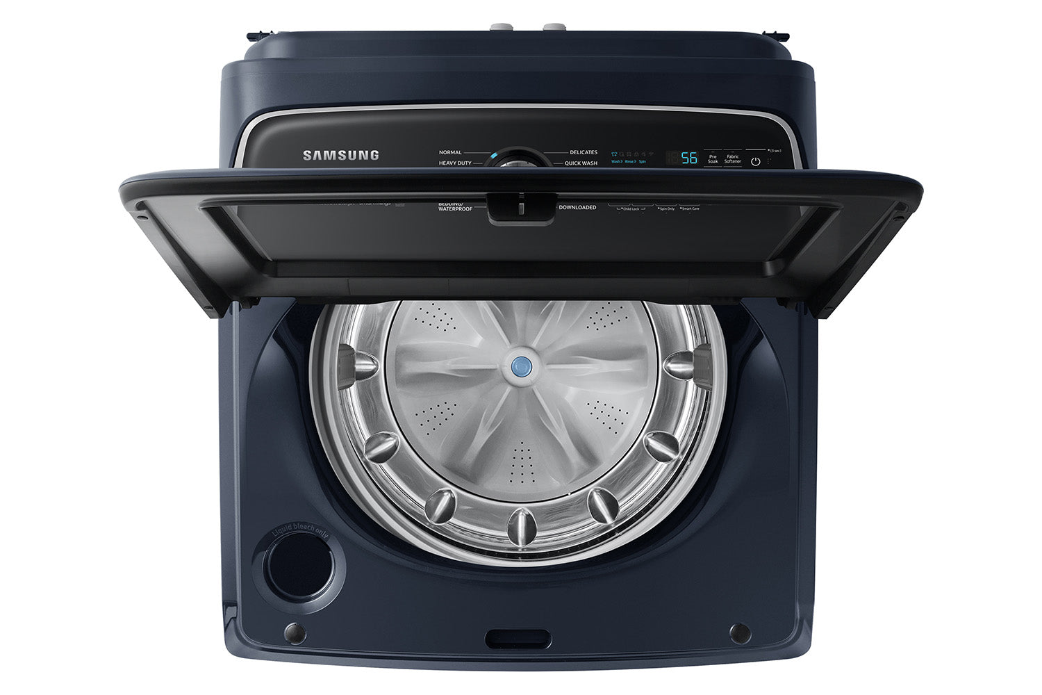 Samsung Navy Top Load Washer with Pet Care (6.2cu.ft) - WA54CG7150ADA4