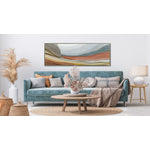 Rainbow Hills Wall Art - Multi Coloured - 61 X 21
