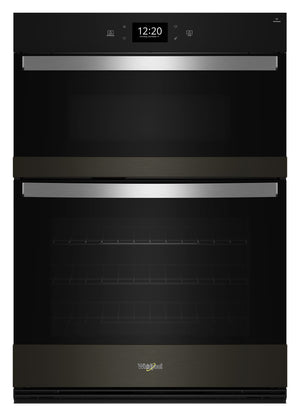 Whirlpool Black Stainless Steel with PrintShield™ Finish Combi Wall Oven (6.4 Cu Ft) - WOEC7030PV