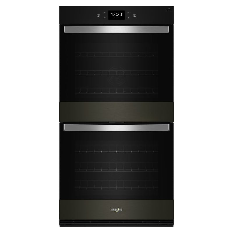 Whirlpool Black Stainless Steel Smart Double Wall Oven with PrintShield™ Finish (10.00 Cu Ft