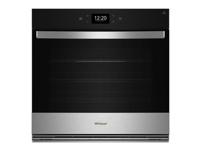Whirlpool Fingerprint Resistant Stainless Steel Smart Wall Oven with Air Fry (5.00 Cu Ft) - WOES7030PZ