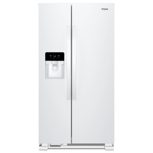 Whirlpool 32.75" 21 Cu. Ft. White Side-by-Side Refrigerator - WRS321SDHW