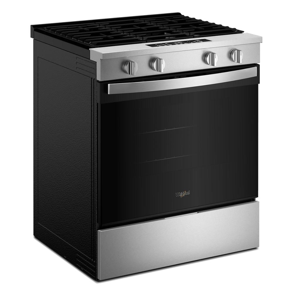 Whirlpool Fingerprint Resistant Stainless Steel Slide-In Smart Gas Convection Range (5.0 Cu. Ft.) - WSGS4530TZ