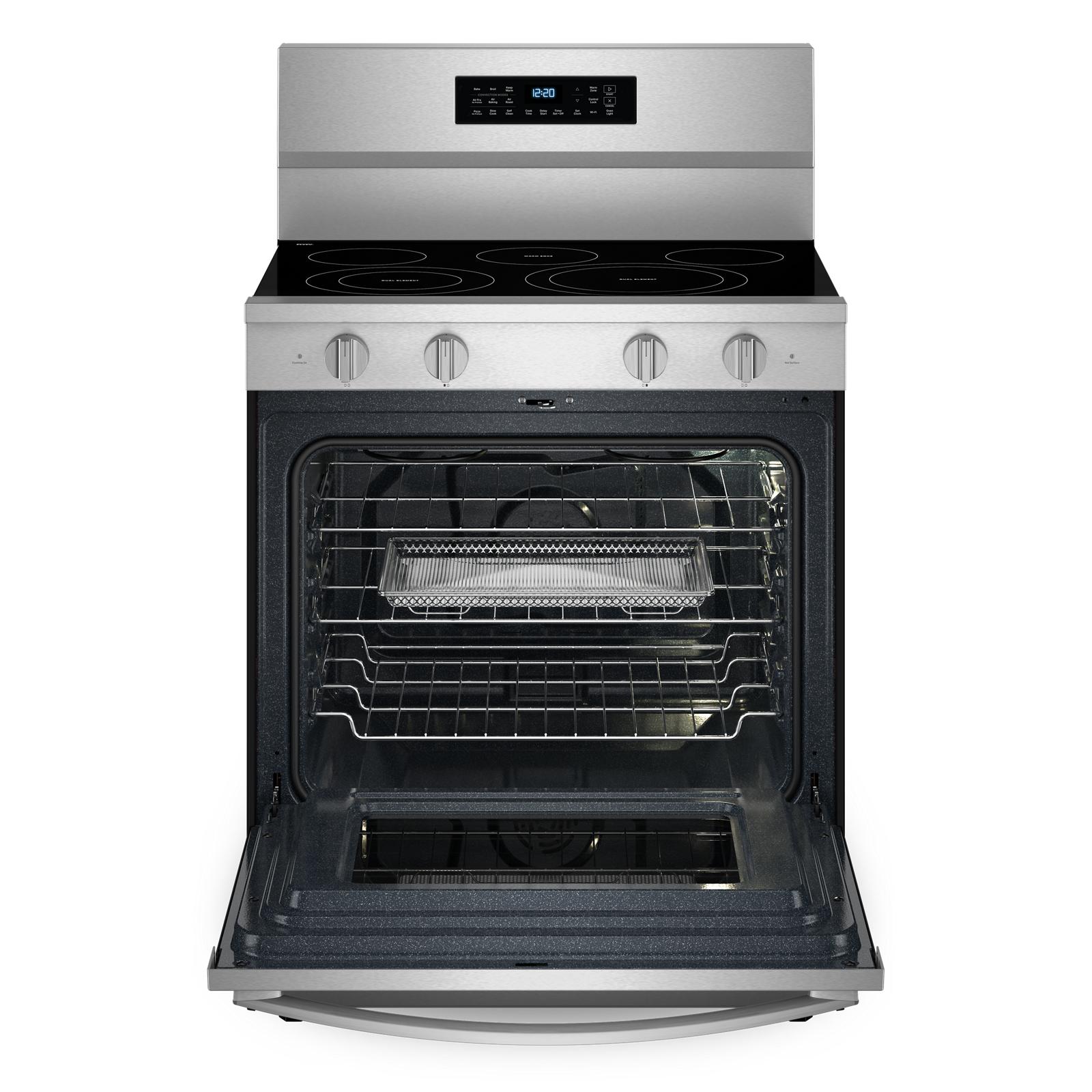 Whirlpool Fingerprint Resistant Stainless Steel Freestanding Electric Convection Range (5.3 cu.ft.) - YWFES7030SZ